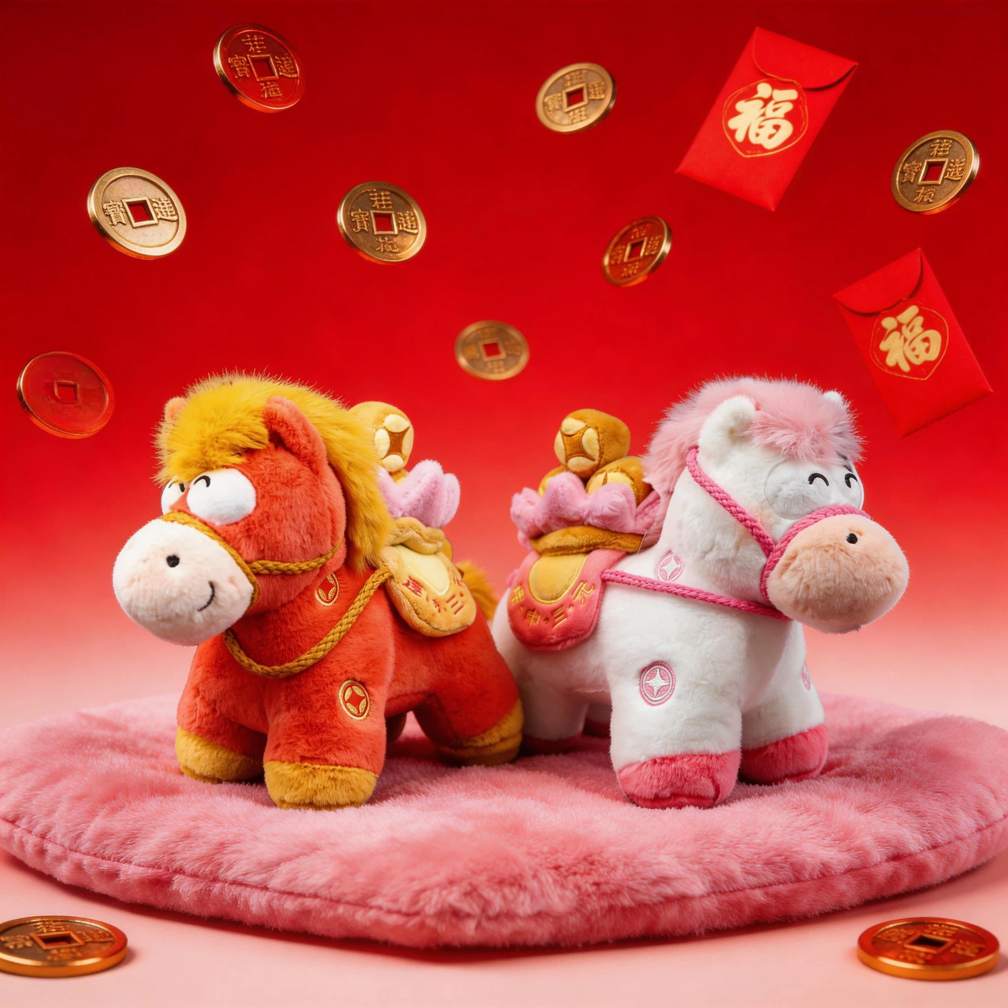 连中三元小马公仔