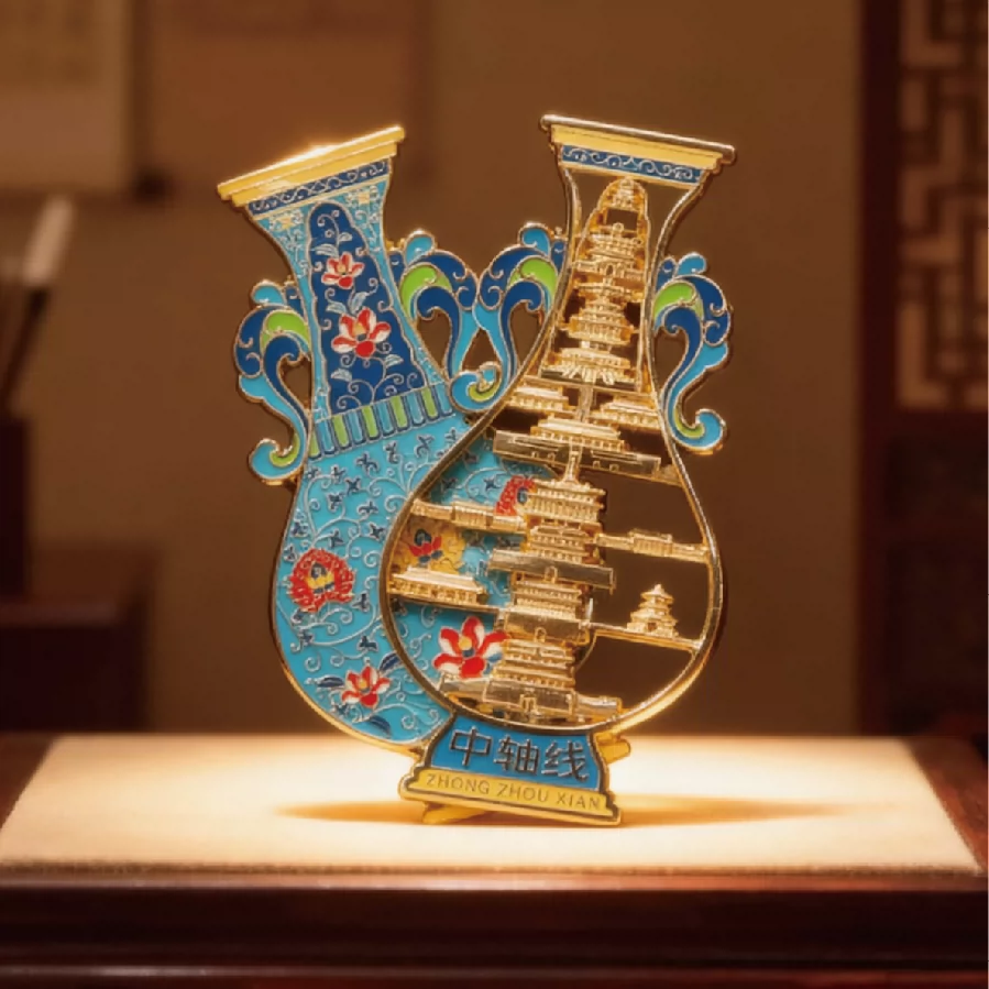 中轴线珐琅冰箱贴